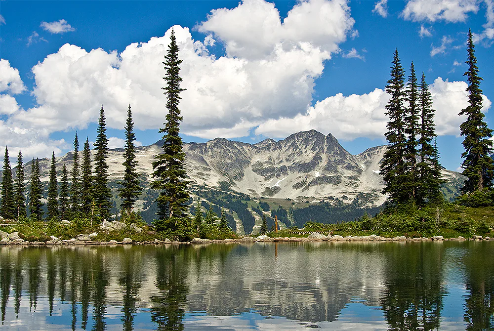 Scenic view of the Canadian Rocky Mountains