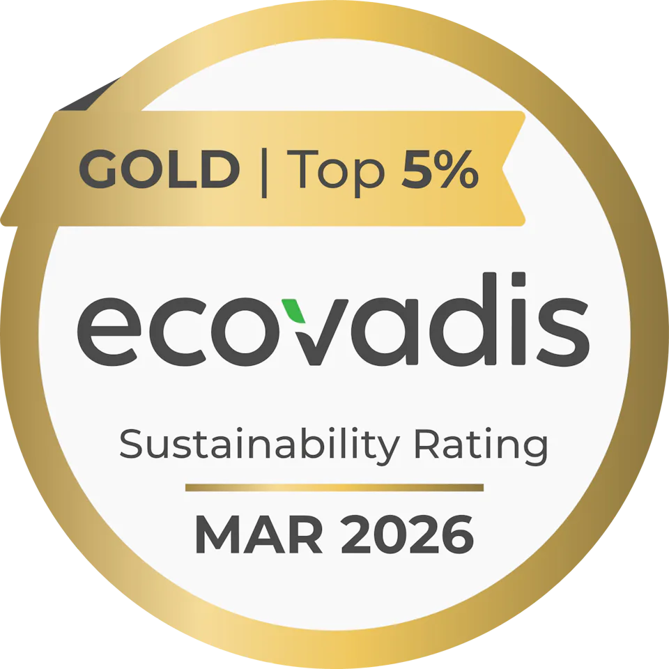Image of EcoVadis Gold badge
