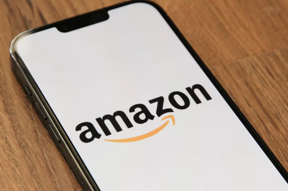 amazon logo on mobile