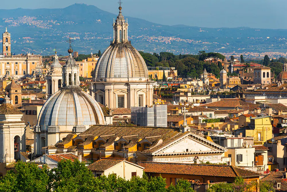 Skyline photo of Rome, Italy
