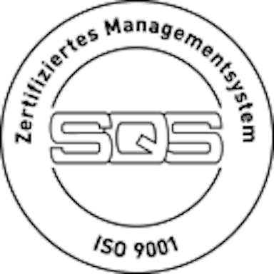Logo SQS Zertifiziertes Managementsystem ISO 9001