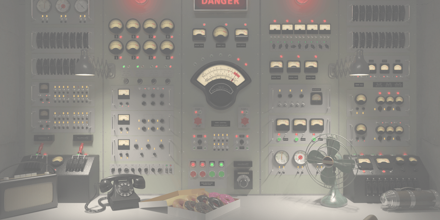 Vintage control room