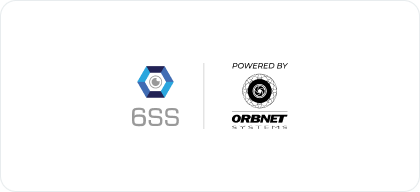 Logo 6SS powered by Orbnet