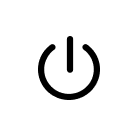 power on icon evalink device