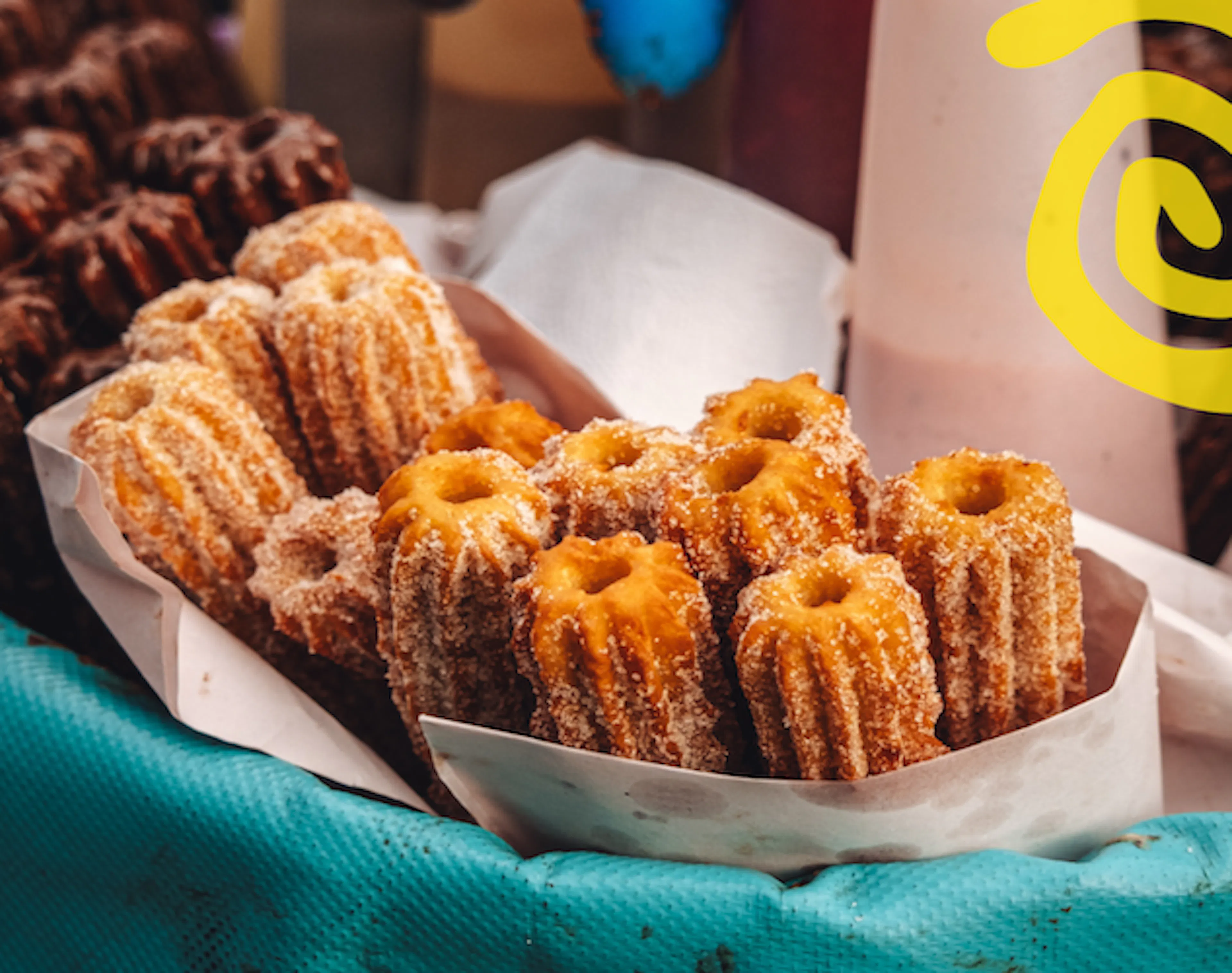 Churros calientes recién hechos