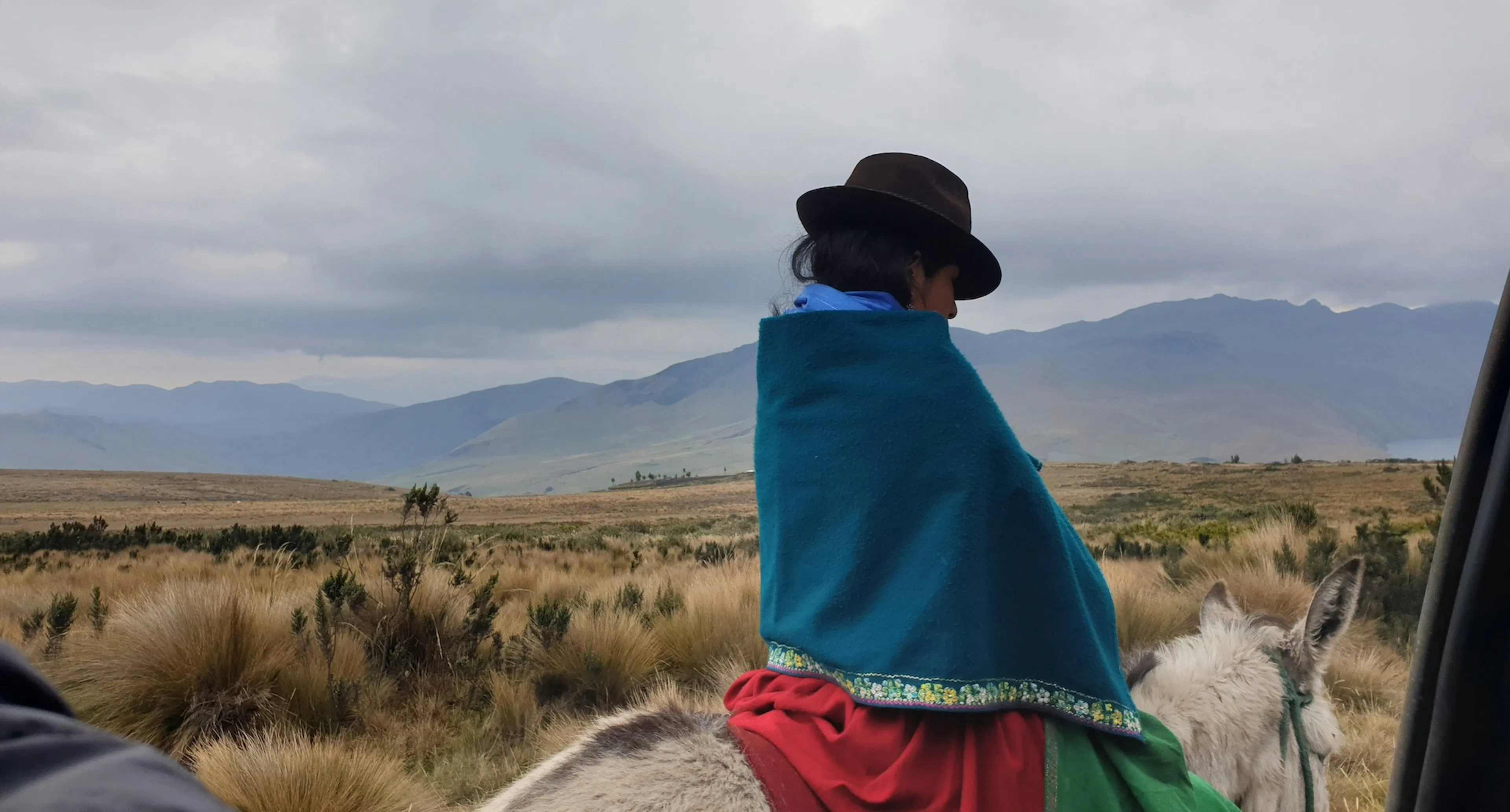 Rencontre avec des locaux en Equateur