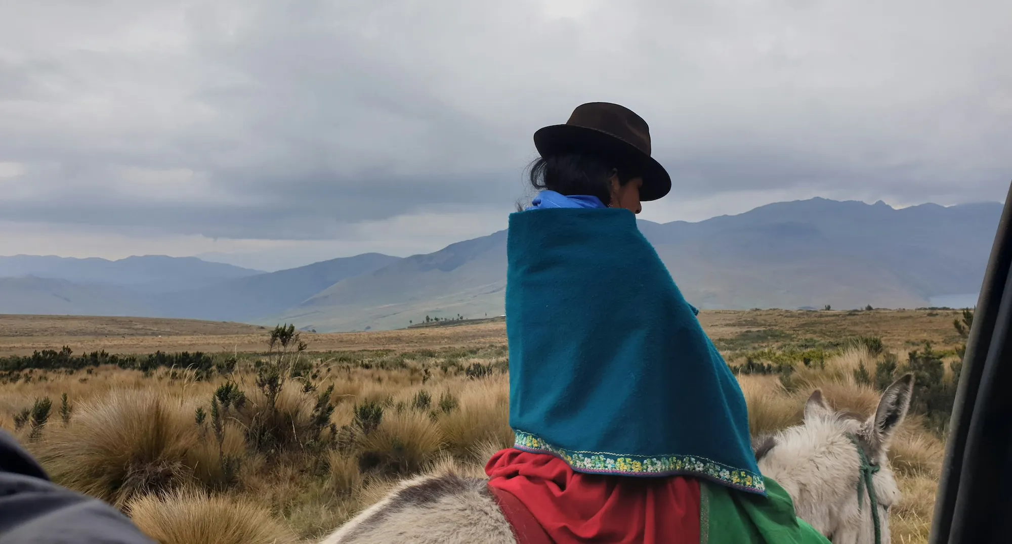 Rencontre avec des locaux en Equateur