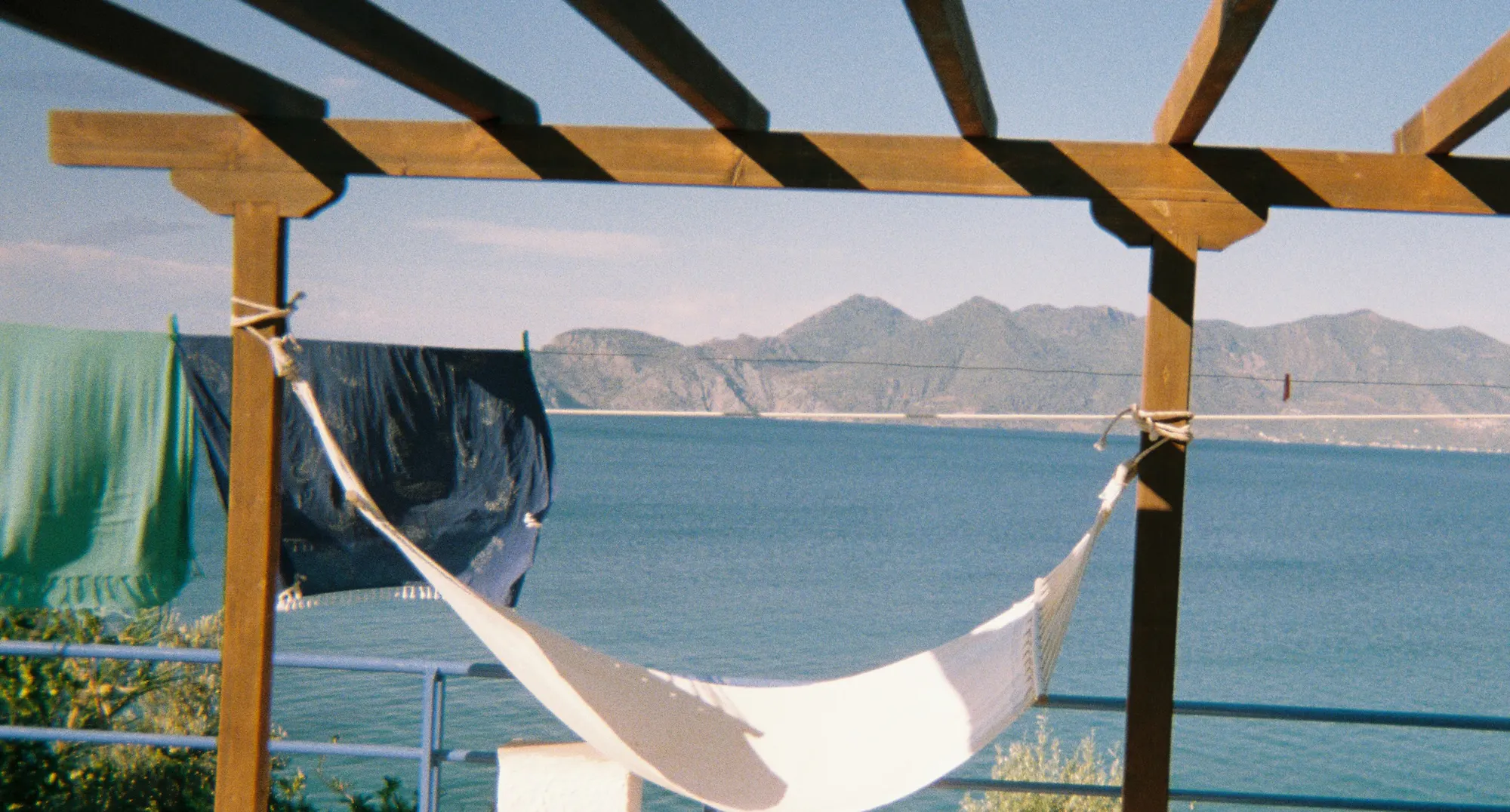 Hammac détente en bord de mer