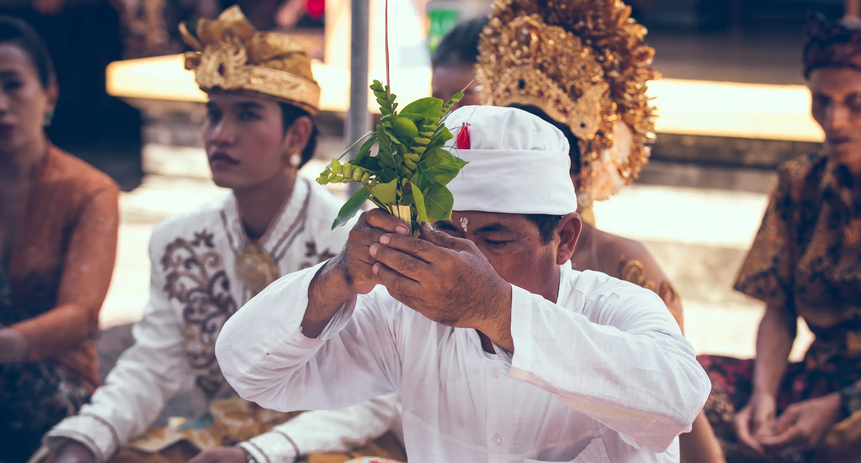 Cerimonia spirituale in Asia
