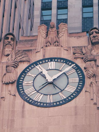 L'horloge du Chicago Board of Trade building
