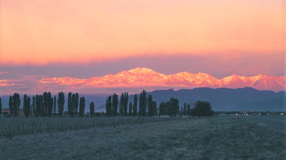 Mendoza am Fuße der Anden
