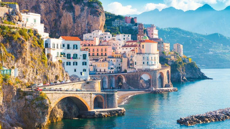 La côte amalfitaine en Italie