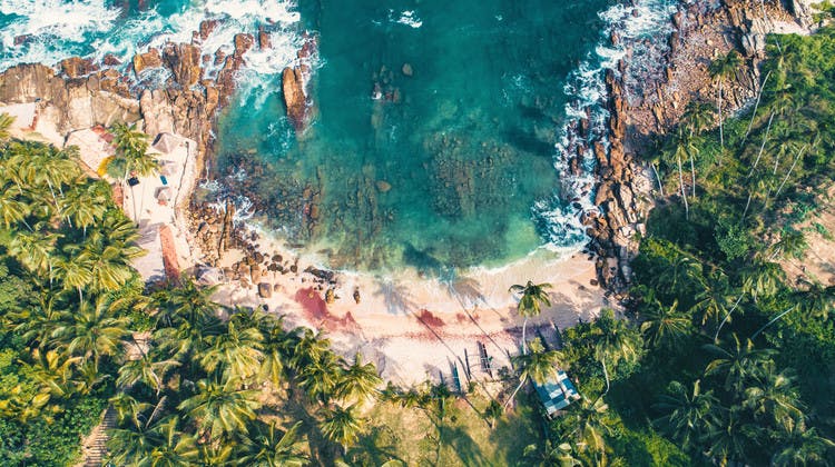 Spiaggia dello Sri Lanka