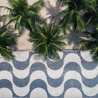 Paseo marítimo en Copacabana