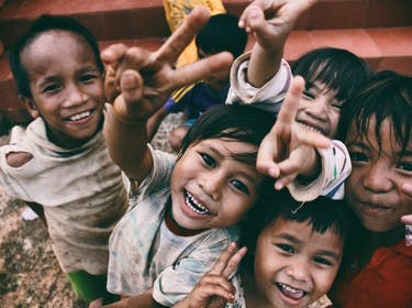 Enfants souriants