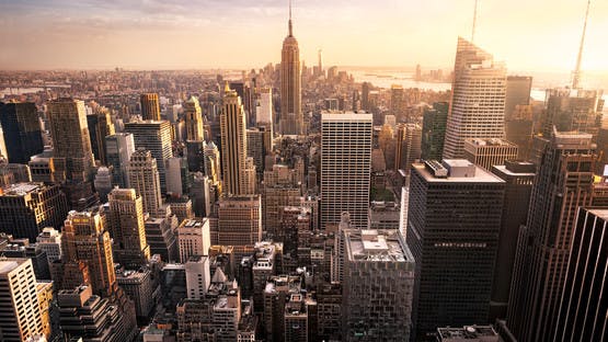 Vue sur les grattes-ciels de New York