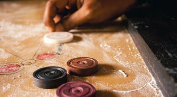 Partie de carrom