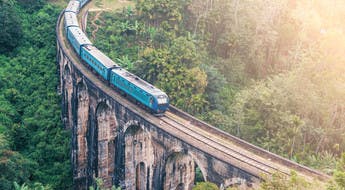 Il treno: mezzo di trasporto tipico dello Sri Lanka.