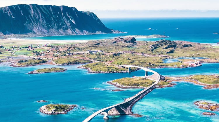 Die Atlantikstraße in Norwegen