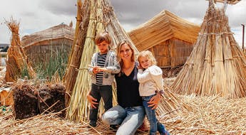 El lago Titicaca en familia