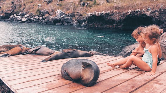 Islas Galápagos en familia
