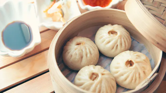 Die chinesische Delikatesse Banh Bao