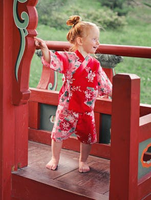 Family traveller in Japan