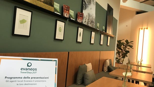 Il locale adibito per l'evento