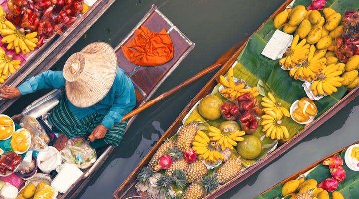 Schwimmende Märkte Thailand