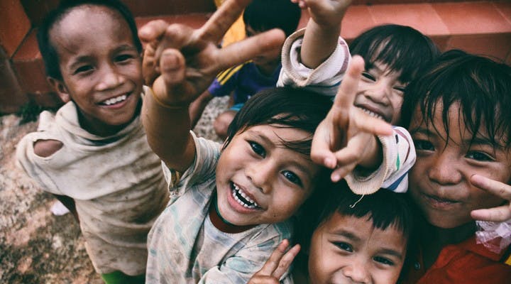 Enfants souriants