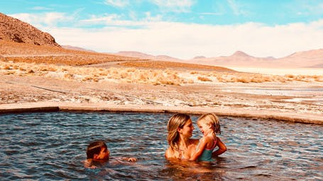 En el altiplano boliviano en familia