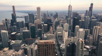 La skyline de Chicago depuis Chicago 360°