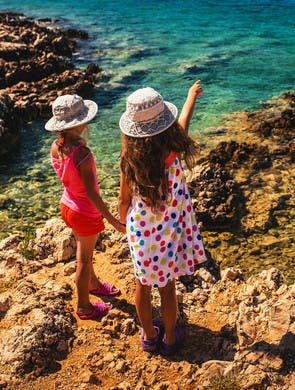 Family travellers in Croatia