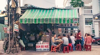 cuisine de rue à Ho Chi Minh