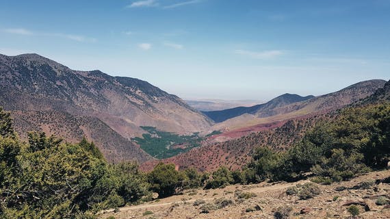 Les vallées du Haut-Atlas au Maroc