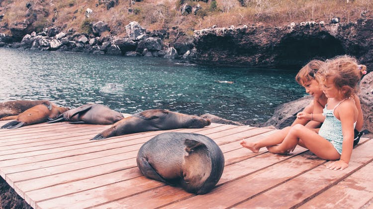 Islas Galápagos en familia
