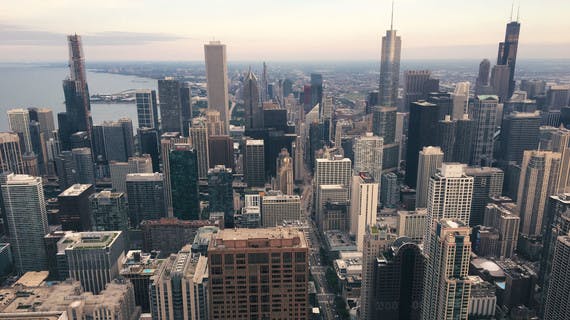 La skyline de Chicago depuis Chicago 360°