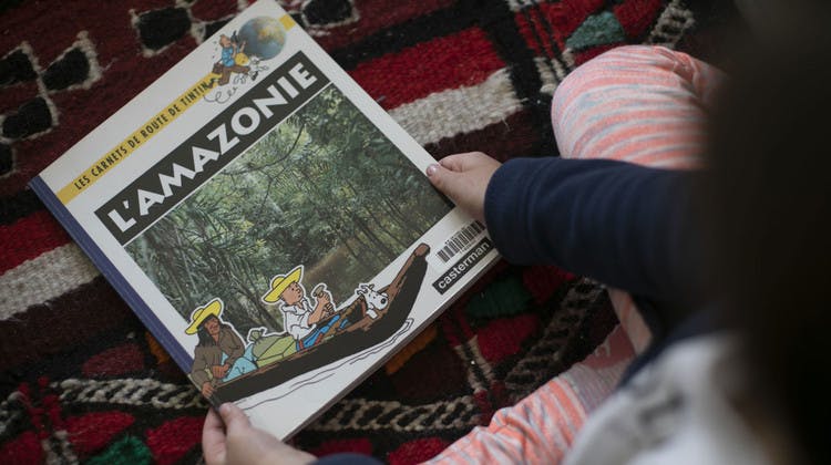 Tintin en Amazonie - Livre de voyage pour enfants