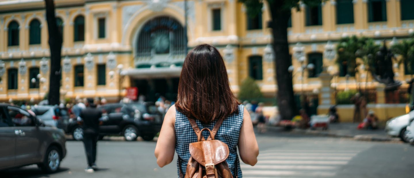 Visite des rues d'Ho Chi Minh