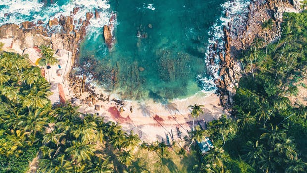 Spiaggia dello Sri Lanka