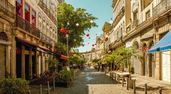 Une ruelle de Lapa à Rio