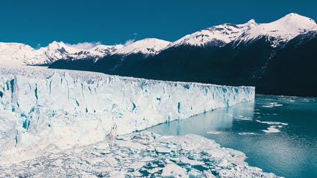 Glaciar Perito Moreno en Argentina