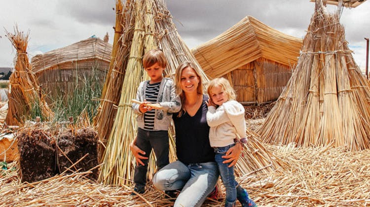 El lago Titicaca en familia