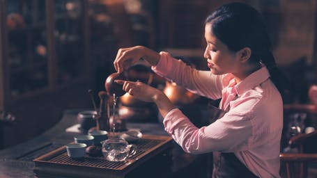 Chinesische Teezeremonie
