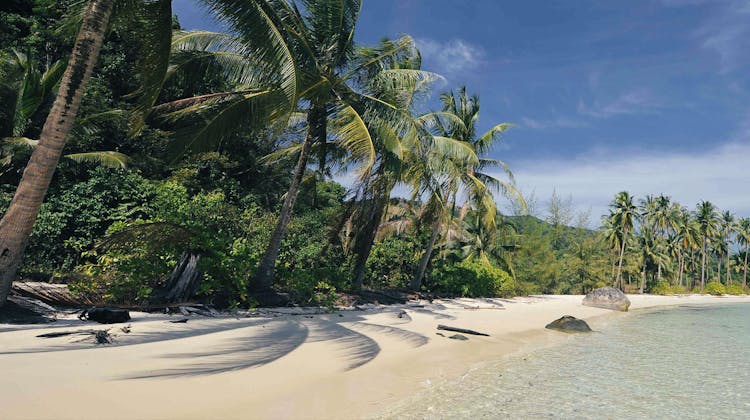 Plage de Koh Trong au Cambodge