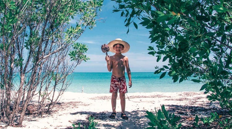 En las playas de Cuba con hijos