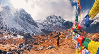 Randonneurs dans l'Annapurna