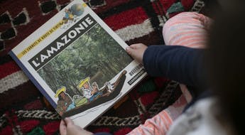 Tintin en Amazonie - Livre de voyage pour enfants