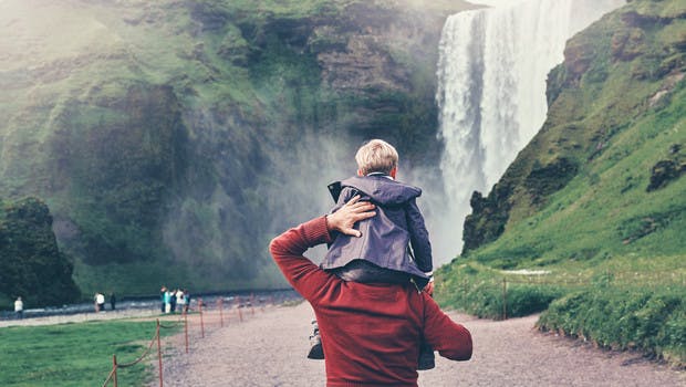 Family travel in Iceland