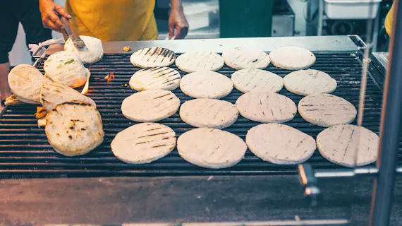 Arepas in Kolumbien